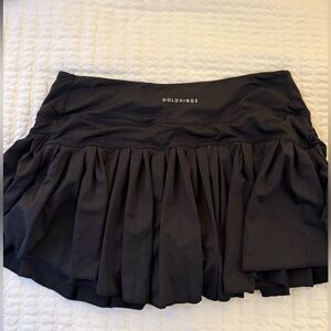 Black Goldhinge skirt